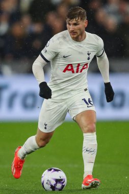 Tottenham Hotspur takımından Timo Werner Premier League maçında West Ham United Tottenham Hotspur 'a karşı Londra Stadyumu, Londra, 2 Nisan 202