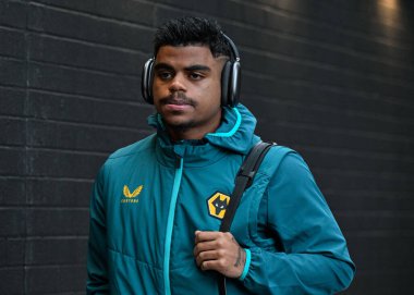 Wolverhampton Wanderers takımından Noha Lemina, Premier League maçında Burnley ile Wolverhampton Wanderers arasında oynanan Turf Moor, Burnley, Birleşik Krallık 'ta 2 Nisan 202' de maçtan önce geldi.