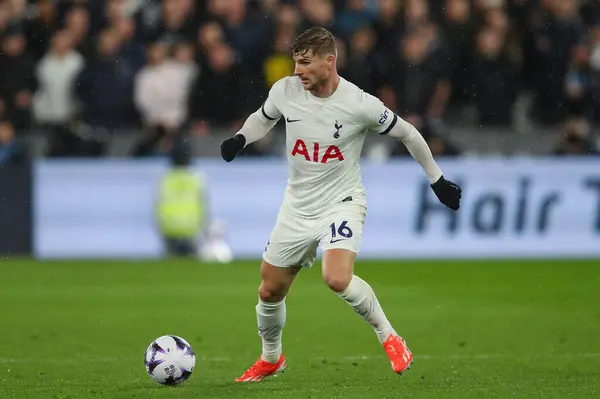 stock image Timo Werner of Tottenham Hotspur during the Premier League match West Ham United vs Tottenham Hotspur at London Stadium, London, United Kingdom, 2nd April 202