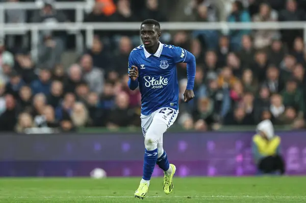 Idrissa Gueye Everton Premier League Match Newcastle United Everton James — Stockfoto