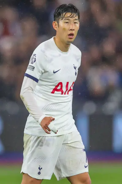 stock image Son Heung-Min of Tottenham Hotspur during the Premier League match West Ham United vs Tottenham Hotspur at London Stadium, London, United Kingdom, 2nd April 202