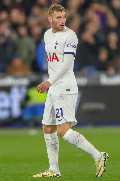Dejan Kulusevski Från Tottenham Hotspur Premier League Matchen West Ham — Stockfoto