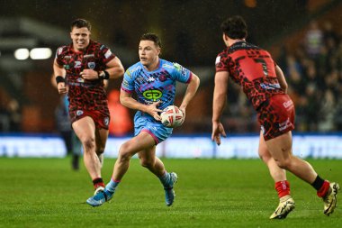 Wigan Warriors 'dan Jai, Leigh Spor Köyü, Leigh, İngiltere' de oynanan 7. Leigh Leopards - Wigan Warriors maçında ilk raundu kazandı.