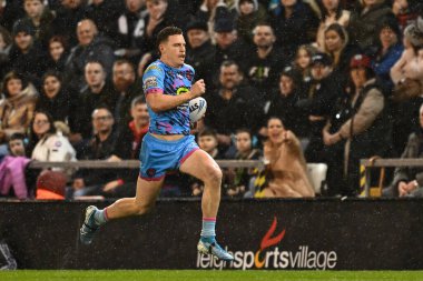 Wigan Warriors 'dan Jai, Leigh Spor Köyü, Leigh, İngiltere' de oynanan 7. Leigh Leopards - Wigan Warriors maçında ilk raundu kazandı.