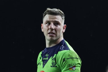 Warrington Wolves 'tan George Williams Betfred Süper Lig 7. Raundunda Leeds Gergedan ve Warrington Wolves' a karşı Headingley Stadyumu, Leeds, İngiltere, 5 Nisan 202