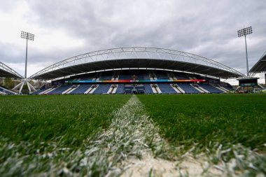 A general view of The John Smith's Stadium, home of Huddersfield Town before the Sky Bet Championship match Huddersfield Town vs Millwall at John Smith's Stadium, Huddersfield, United Kingdom, 6th April 2024 clipart