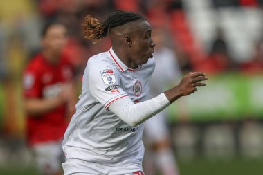 Barnsley takımından Fbio Jal 6 Nisan 2024 'te The Valley, Londra, İngiltere' de Charlton Athletic ile Barnsley maçında