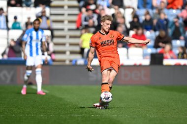 Zian Flemming of Millwall passes the ball during the Sky Bet Championship match Huddersfield Town vs Millwall at John Smith's Stadium, Huddersfield, United Kingdom, 6th April 2024 clipart