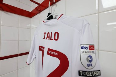 Barnsley takımından Fbio Jal 6 Nisan 2024 'te The Valley, Londra, İngiltere' de Charlton Athletic ile Barnsley maçında