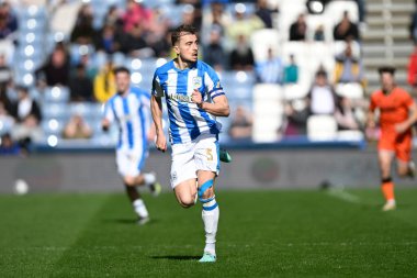 Huddersfield Town 'dan Micha Helik 6 Nisan 2024' te John Smith Stadyumu 'nda Huddersfield Town ile Millwall arasındaki Gökyüzü İddia Şampiyonası maçında 