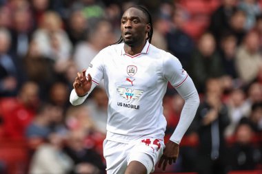 Barnsley 'den Devante Cole 6 Nisan 202' de The Valley, Londra 'da oynanan Sky Bet 1 karşılaşmasında Charlton Athletic Barnsley' e karşı.
