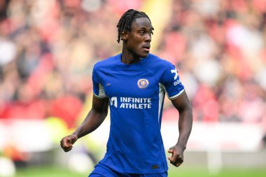 Chelsea 'den Trevoh Chalobah Premier Lig karşılaşmasında Sheffield United Chelsea' ye karşı Bramall Lane, Sheffield, İngiltere, 7 Nisan 202