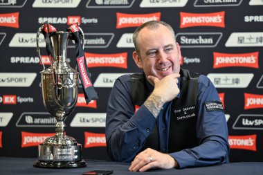 Mark Williams, Manchester Central, Manchester, İngiltere 'de oynanan Johnstone Paint Tour Şampiyonası finalinden sonra 7 Nisan 2024' te maç sonrası yapılan röportajda konuşma yapacak.