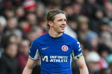 Chelsea 'den Conor Gallagher Premier Lig karşılaşmasında Sheffield United Chelsea' ye karşı Bramall Lane, Sheffield, İngiltere, 7 Nisan 2024