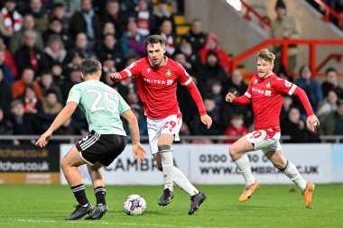 Wrexham 'dan Ryan Barnett, 9 Nisan 202' de Wrexham ile Crawley Town arasında oynanan SToK Cae Ras, Wrexham maçında öne geçti.
