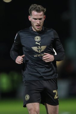 Barnsley 'den Jamie McCart 9 Nisan 202' de Lamex Stevenage, İngiltere 'de Stevenage-Barnsley maçında