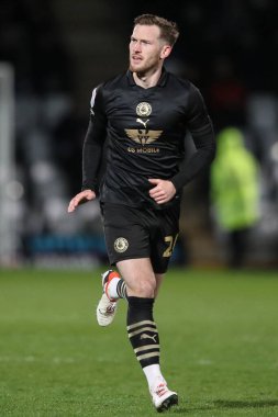 Barnsley 'den Jamie McCart 9 Nisan 202' de Lamex Stevenage, İngiltere 'de Stevenage-Barnsley maçında