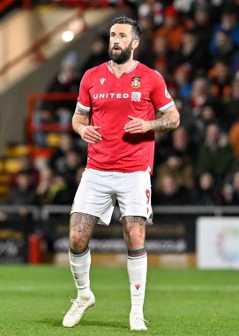 Ollie Palmer of Wrexham, during the Sky Bet League 2 match Wrexham vs Crawley Town at SToK Cae Ras, Wrexham, United Kingdom, 9th April 202 clipart