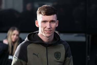 Barnsley 'den Conor Grant, 9 Nisan 202' de İngiltere 'deki Lamex Stadyumu' nda Stevenage ile Barnsley arasındaki Sky Bet 1 maçı sırasında geldi.