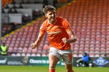 Blackpool 'dan Jake Beesley, 9 Nisan 202' de Bloomfield Road, Blackpool 'da oynanan Blackpool-Fleetwood Town maçında 1-0 berabere kaldı.