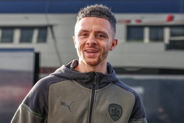 Barnsley 'den Jordan Williams, 9 Nisan 202' de İngiltere 'deki Lamex Stadyumu' nda Stevenage-Barnsley maçında sahaya çıktı.