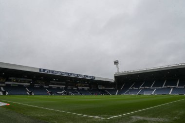 The Hawthorns 'un genel görünümü, West Bromwich Albion' un evi Sky Bet Şampiyonası öncesinde West Bromwich Albion, Rotherham United 'a karşı The Hawthorns, West Bromwich, Birleşik Krallık, 10 Nisan 202