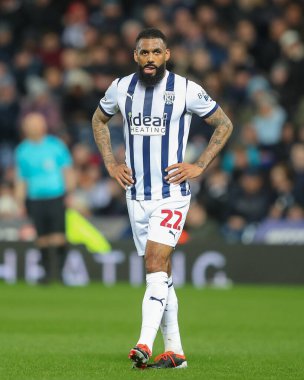 West Bromwich Albion 'dan Yann M' Vila, 10 Nisan 202 'de İngiltere' de The Hawthorns, West Bromwich 'de West Bromwich Albion-Rotherham United maçında