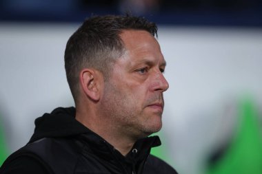 Leam Richardson Rotherham United 'ın teknik direktörü, 10 Nisan 202' de West Bromwich Albion-Rotherham United maçında The Hawthorns, West Bromwich, Birleşik Krallık 'ta oynadı.