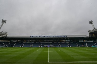 The Hawthorns 'un genel görünümü, West Bromwich Albion' un evi Sky Bet Şampiyonası öncesinde West Bromwich Albion, Rotherham United 'a karşı The Hawthorns, West Bromwich, Birleşik Krallık, 10 Nisan 202