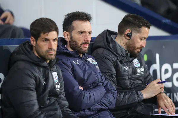 Carlos Corbern Manager West Bromwich Albion Durante Sky Bet Championship — Foto Stock