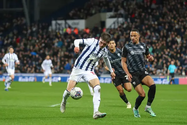 Tom Fellows West Bromwich Albion Action Sky Bet Championship Match — стоковое фото