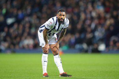Yann M'Vila of West Bromwich Albion, during the Sky Bet Championship match West Bromwich Albion vs Rotherham United at The Hawthorns, West Bromwich, United Kingdom, 10th April 202 clipart