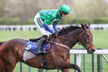 Ginny 'nin Kaderi, 13: 45' te Aintree Yarış Pisti, Liverpool, Birleşik Krallık, 11 Nisan 2024 'te düzenlenen Yakın Kardeşler Manifestosu Çan Saati (1. Sınıf) Randox Ulusal 2024 Açılış Günü' nde liderliği devraldı.