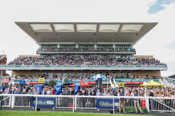 Process Royal Stand Full Ahead First Race Day Randox Grand — Stock Photo, Image