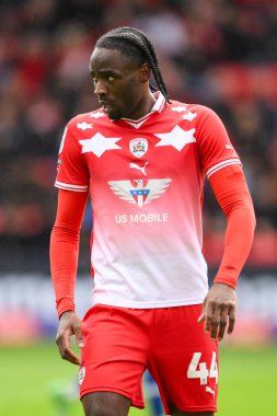 Barnsley takımından Devante Cole 13 Nisan 202 'de Oakwell, Barnsley, İngiltere' de oynanan 1.