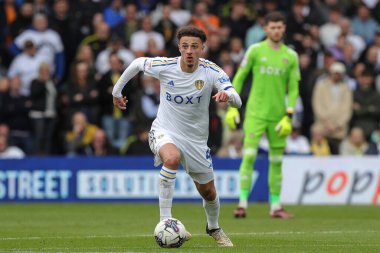 Leeds United takımından Ethan Ampadu, Leeds Road, İngiltere 'de 13 Nisan 202' de oynanan Sky Bet Şampiyonası maçında Blackburn Rovers 'a karşı oynamıştı.
