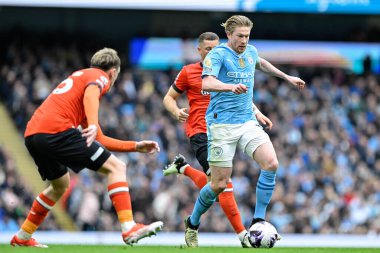 Manchester City 'den Kevin De Bruyne 13 Nisan 202' de Etihad Stadyumu 'nda oynanan Premier League maçında öne geçti.
