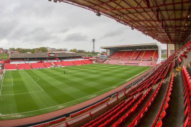 Oakwell 'in Gök Bahis Ligi 1 maçı sırasında Oakwell, Barnsley - Reading maçının genel görünümü, 13 Nisan 202
