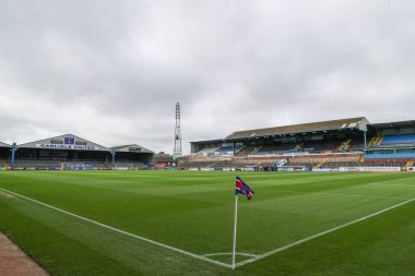 Carlisle United 'ın evi olan Brunton Park' ta, Carlisle United ile Brunton Park, Carlisle, İngiltere 'de oynanan 1.