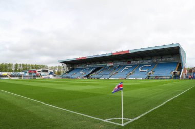 Carlisle United 'ın evi olan Brunton Park' ta, Carlisle United ile Brunton Park, Carlisle, İngiltere 'de oynanan 1.