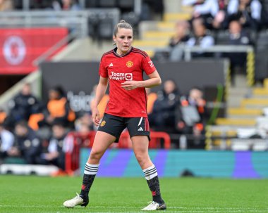 Manchester United Women 'dan Ella Toone, Manchester United Women - Chelsea FC Women - Leigh Sports Village, Leigh, İngiltere' de 14 Nisan 202 Adobe Women yarı final maçında