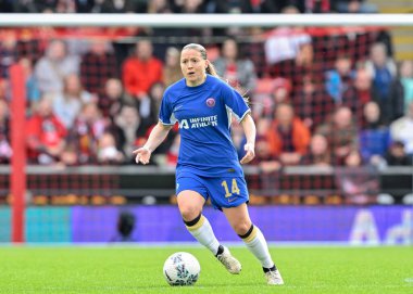 Fran Kirby of Chelsea Women in action, during the Adobe Women's FA Cup Semi-Final match Manchester United Women vs Chelsea FC Women at Leigh Sports Village, Leigh, United Kingdom, 14th April 202 clipart