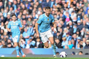 Manchester City 'den Rben Dias 13 Nisan 2024 tarihinde Etihad Stadyumu' nda oynanan Premier League maçında