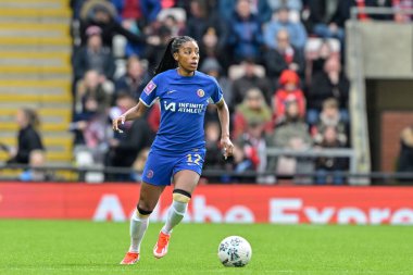 Chelsea Women 'dan Ashley Lawrence, Adobe Women' s FA Cup Yarı Finali 'nde Manchester United Women - Chelsea FC Women - Leigh Spor Köyü, Leigh, İngiltere, 14 Nisan 202