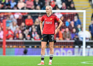 Manchester United Women 'dan Millie Turner, Manchester United Women - Chelsea FC Women - Leigh Sports Village, Leigh, İngiltere, 14 Nisan 202 Adobe Women yarı final karşılaşmasında