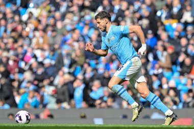 Manchester City 'den Rben Dias 13 Nisan 2024 tarihinde Etihad Stadyumu' nda oynanan Premier League maçında