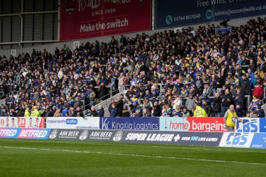 Wicked Stadyumu 'ndaki St Helens vs Warrington Wolves maçında oynanan Betfred Challenge Kupası çeyrek final maçında telgraf hayranları sayısında seyahat etti.