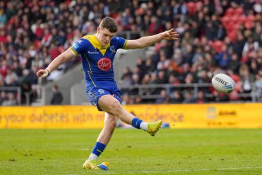 Warrington Wolves 'tan Josh Thewlis 14 Nisan 202' de St Helens vs Warrington Wolves 'a karşı oynanan Betfred Challenge Kupası çeyrek final maçında dönüşümü tamamladı.