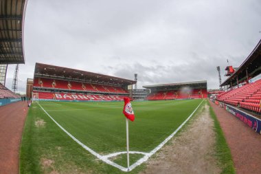 Oakwell 'in Gök Bahis Ligi 1 maçı sırasında Oakwell, Barnsley - Reading maçının genel görünümü, 13 Nisan 202