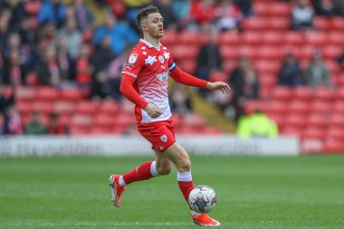 Barnsley 'den Jordan Williams, 13 Nisan 202' de Oakwell, Barnsley, İngiltere 'de oynanan 1.